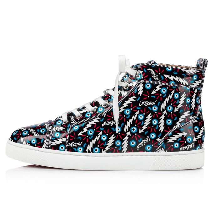 Christian Louboutin Louis Orlato Creative Leder Sneakers Sneakers Herren Schwarz | AT-28751