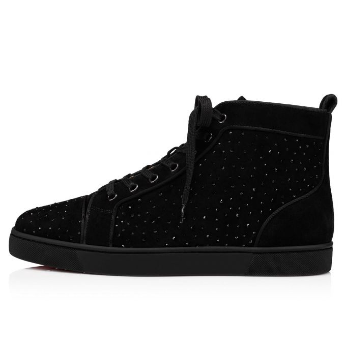 Christian Louboutin Louis Orlato Creative Leder Sneakers Sneakers Herren Schwarz | AT-62262