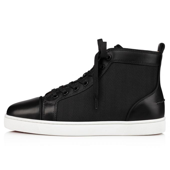 Christian Louboutin Louis Orlato Creative Fabric Sneakers Sneakers Herren Schwarz | AT-69633