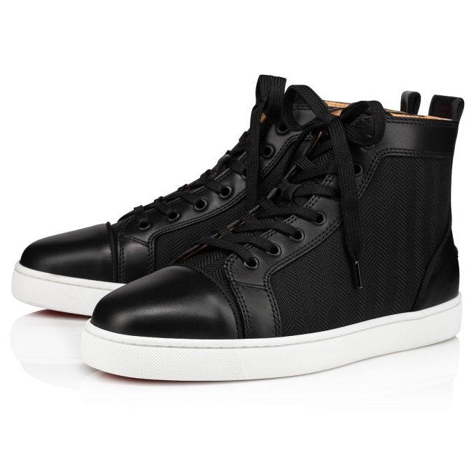 Christian Louboutin Louis Orlato Creative Fabric Sneakers Sneakers Herren Schwarz | AT-69633