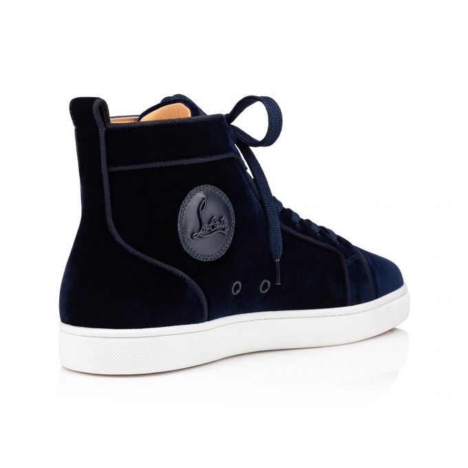 Christian Louboutin Louis Orlato Klassische Fabric Sneakers Sneakers Herren Navy | AT-39612