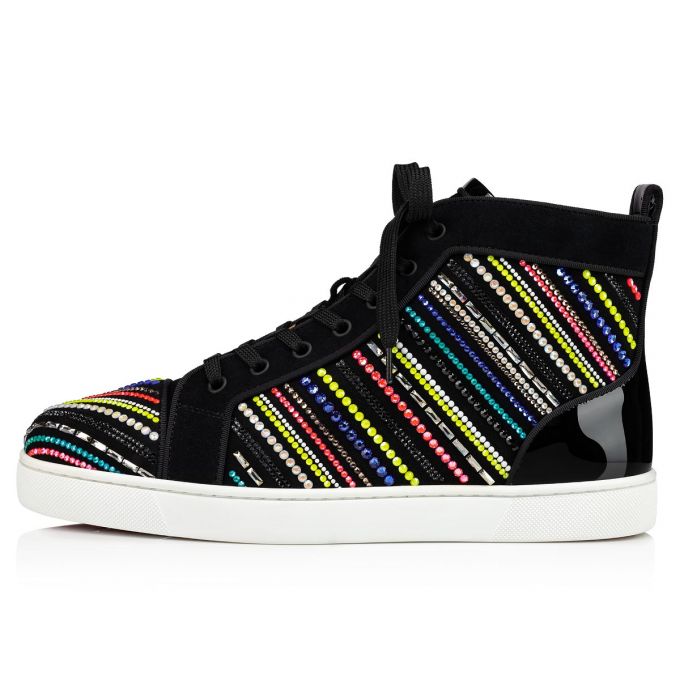 Christian Louboutin Louis Rays Sneakers Sneakers Herren Schwarz Mehrfarbig | AT-08668