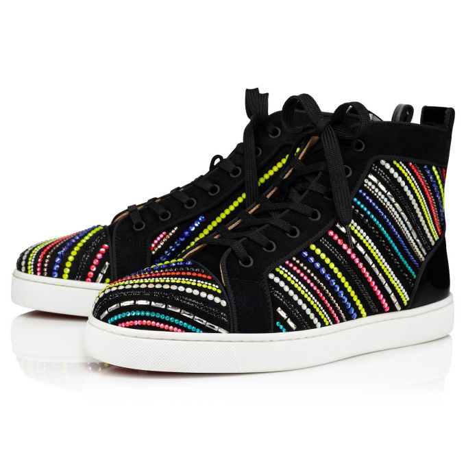 Christian Louboutin Louis Rays Sneakers Sneakers Herren Schwarz Mehrfarbig | AT-08668