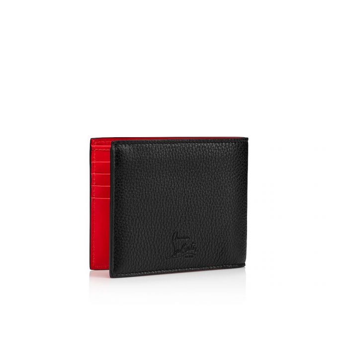 Christian Louboutin M Coolcard Wallet Calf Empire/ Klassische Leder Wallets Geldbörse Herren Schwarz | AT-15881