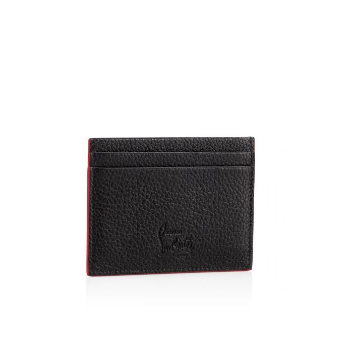 Christian Louboutin M Kios Creative Leder Card Holder Card Holder Herren Schwarz | AT-41338