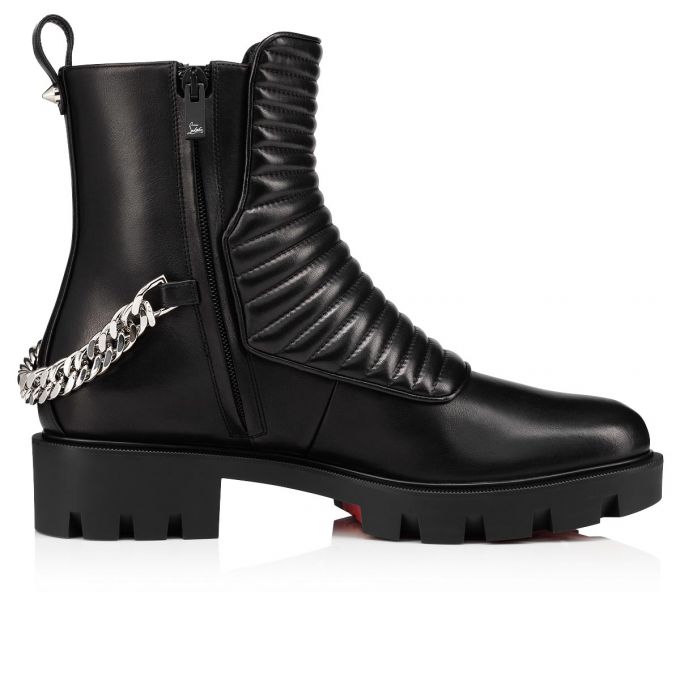 Christian Louboutin Maddic Max Calf Boots Stiefel Damen Schwarz | AT-68914