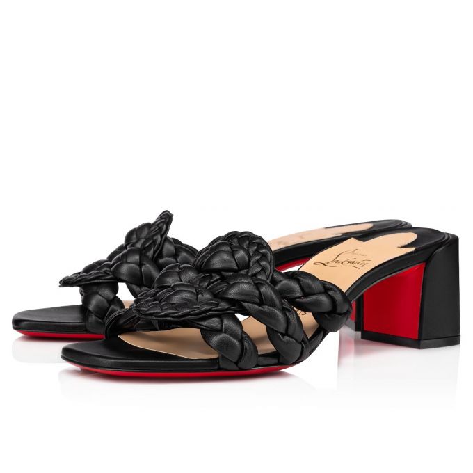 Christian Louboutin Marmela 55 Nappa Mules Mules Damen Schwarz | AT-54858