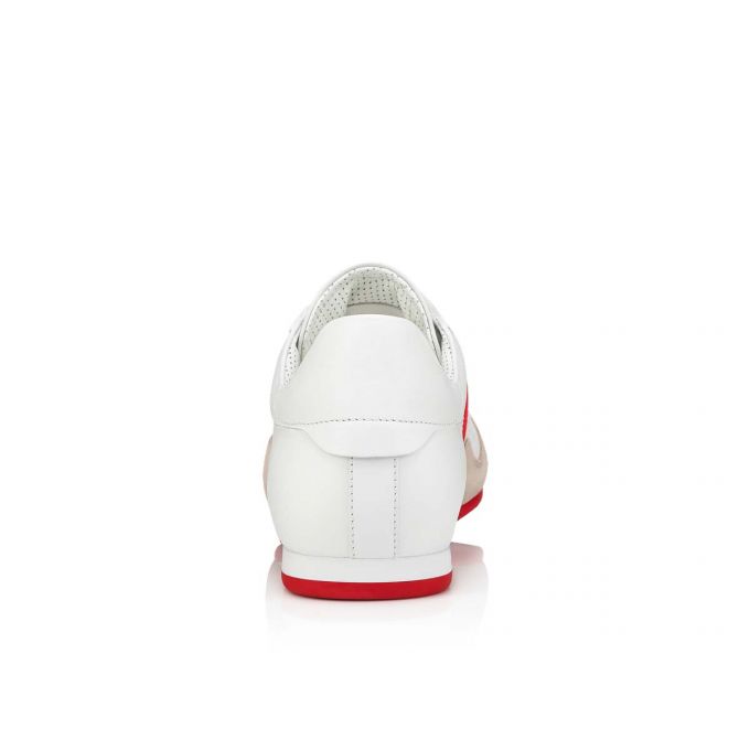 Christian Louboutin My K Low Wildleder Sneakers Sneakers Damen Weiß | AT-01508