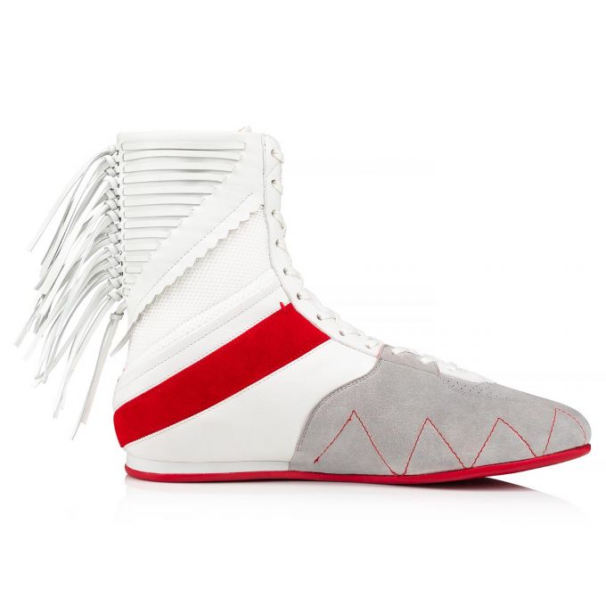 Christian Louboutin My K.O. Version Calf Sneakers Sneakers Herren Weiß | AT-56871