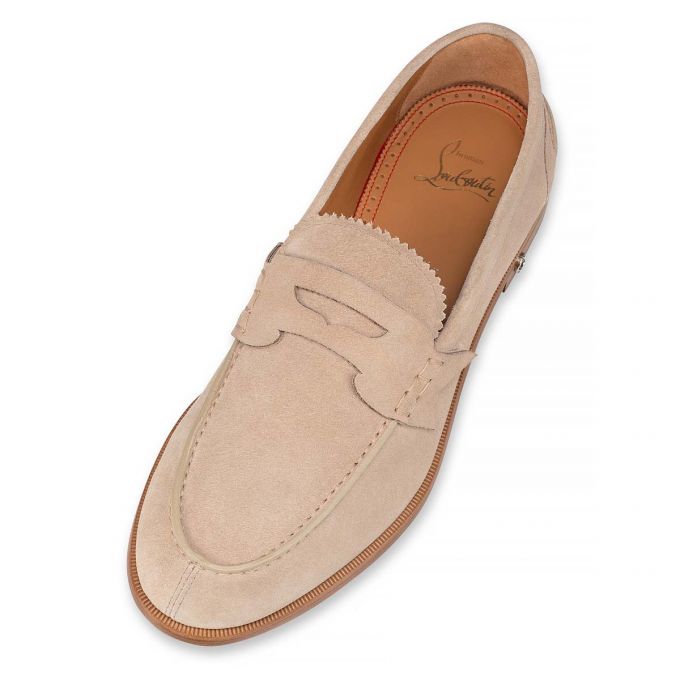 Christian Louboutin No Penny Calf Loafer Loafers Herren Grau | AT-07771