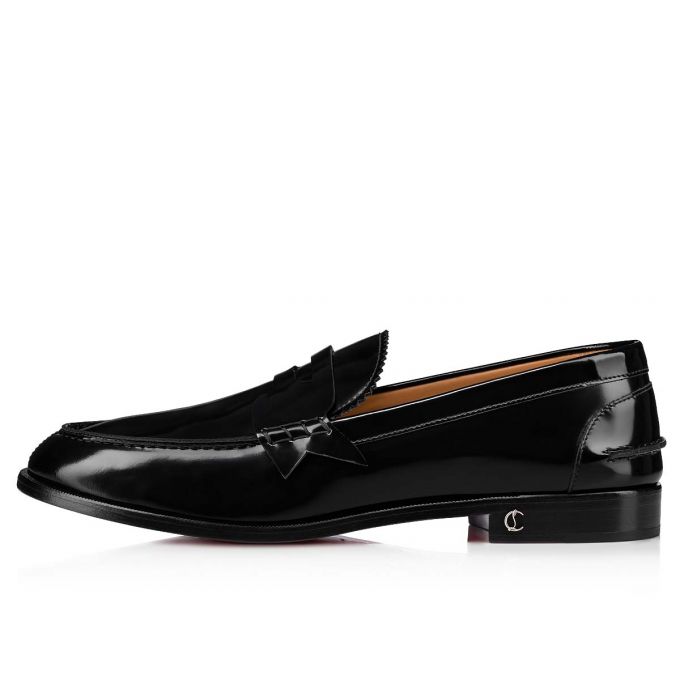 Christian Louboutin No Penny Calf Loafer Loafers Herren Schwarz | AT-73416