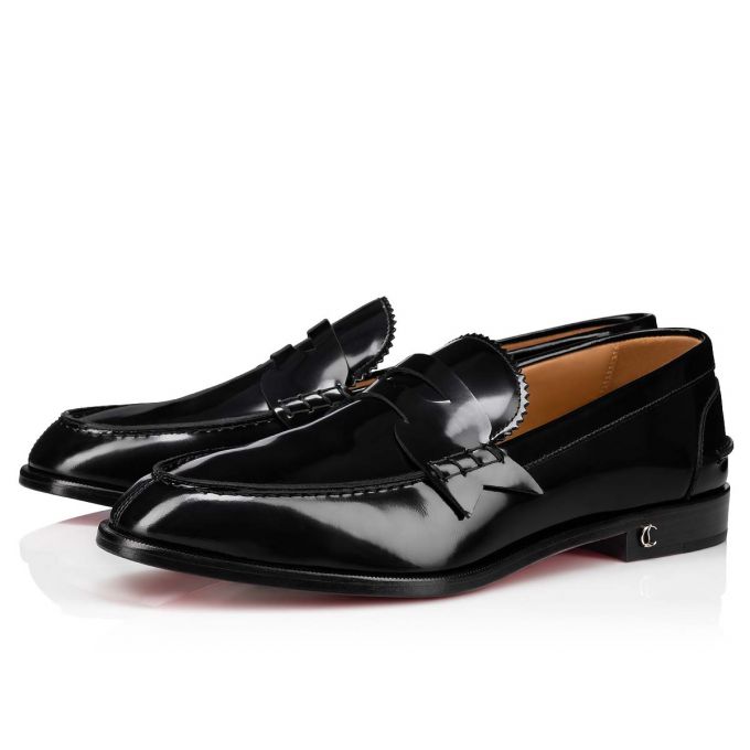 Christian Louboutin No Penny Calf Loafer Loafers Herren Schwarz | AT-73416