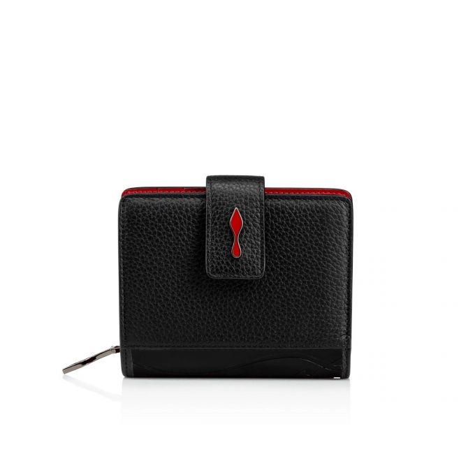 Christian Louboutin Paloma Mini Wll Klassische Leder Wallets Geldbörse Damen Schwarz | AT-91063