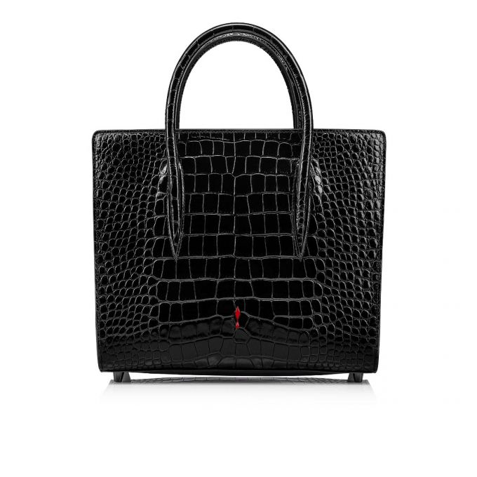 Christian Louboutin Paloma S Medium Creative Leder Top Handles Top Handles Damen Schwarz | AT-55636