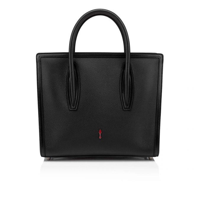 Christian Louboutin Paloma S Medium Klassische Leder Top Handles Top Handles Damen Schwarz | AT-05861