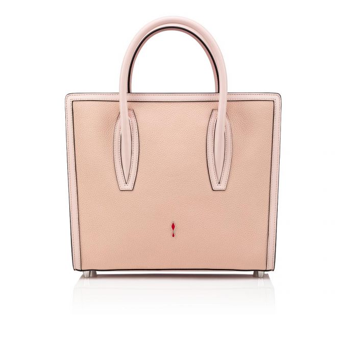 Christian Louboutin Paloma S Medium Klassische Leder Evening Bags Evening Bags Damen Rosa Gold Weiß | AT-70412