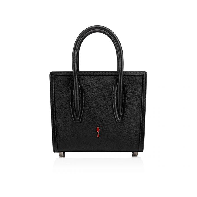 Christian Louboutin Paloma S Mini Klassische Leder Top Handles Top Handles Damen Schwarz | AT-07243