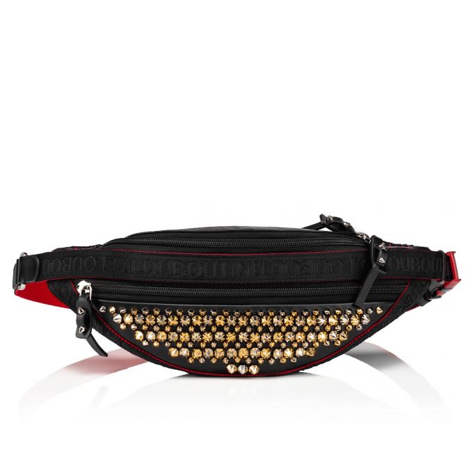 Christian Louboutin Parisnyc Klassische Leder Bum Bags Bum Bags Herren Schwarz Mehrfarbig | AT-13424