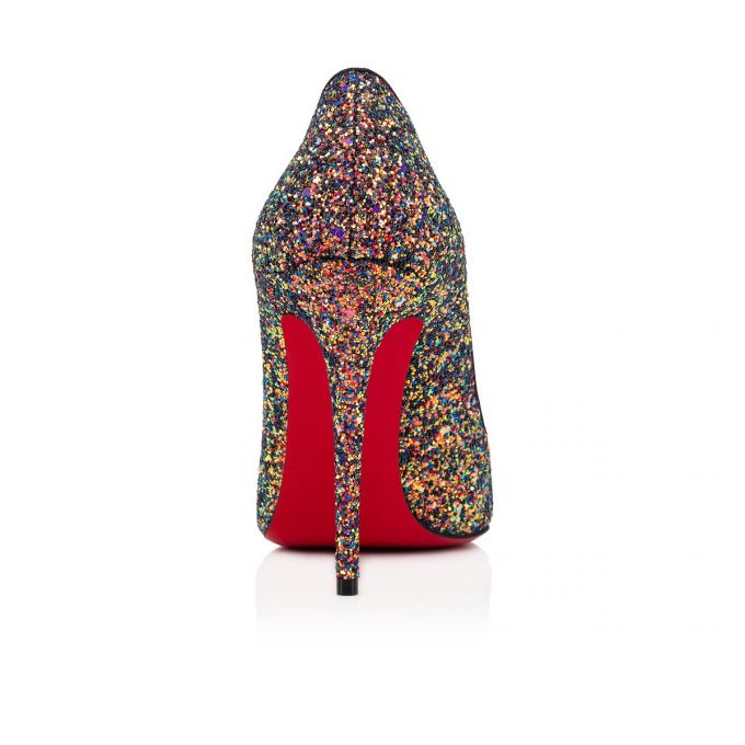 Christian Louboutin Pigalle Follies 100 Glitter Pumps Pumps Damen Mehrfarbig | AT-16889