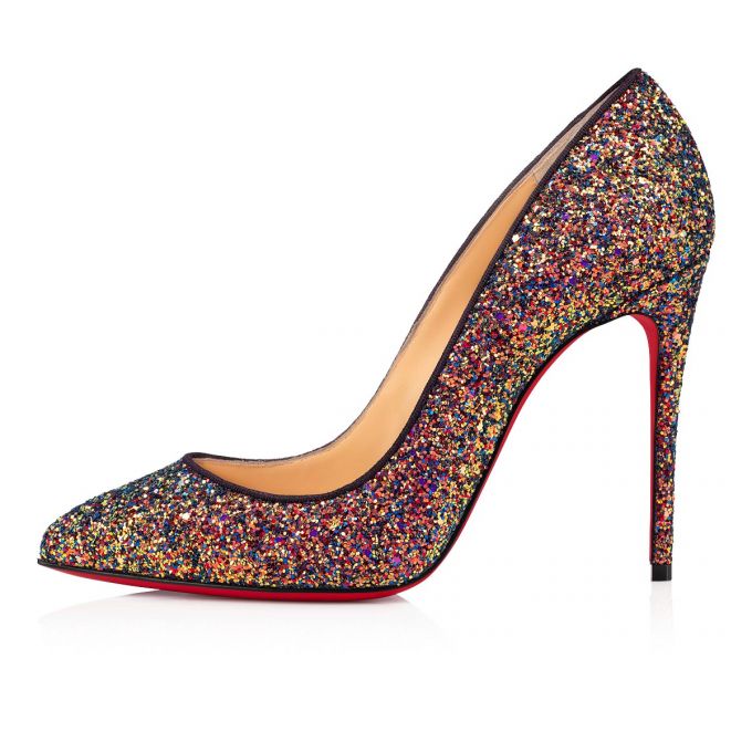 Christian Louboutin Pigalle Follies 100 Glitter Pumps Pumps Damen Mehrfarbig | AT-16889