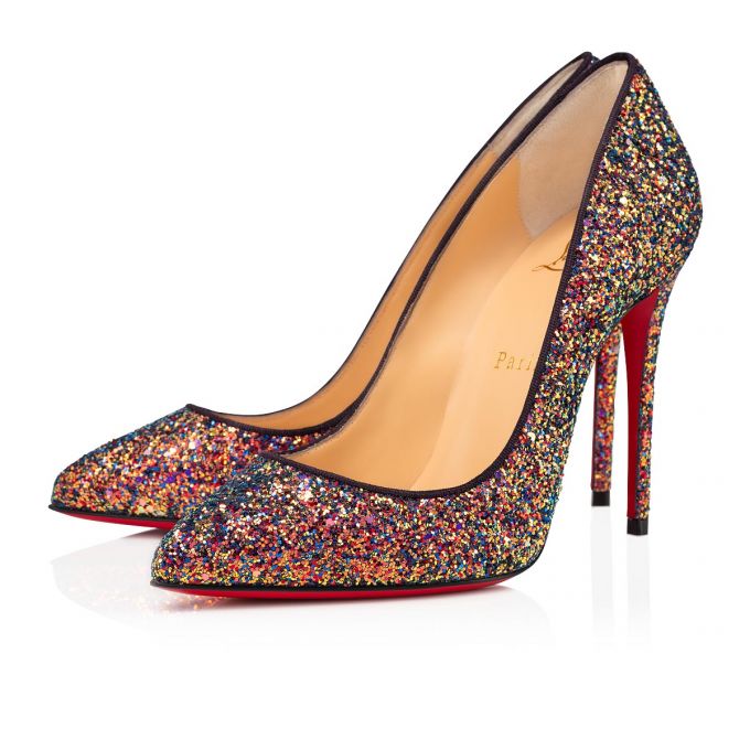 Christian Louboutin Pigalle Follies 100 Glitter Pumps Pumps Damen Mehrfarbig | AT-16889