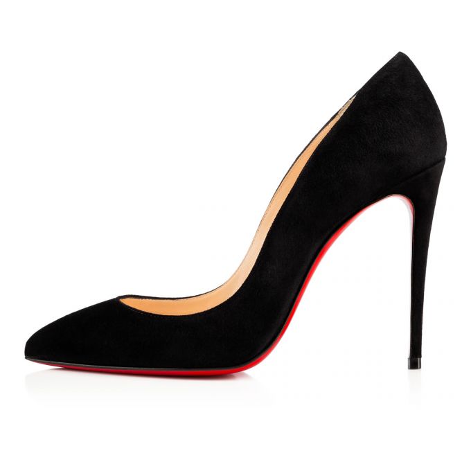 Christian Louboutin Pigalle Follies 100 100 Veau Velours Pumps Pumps Damen Schwarz | AT-43173