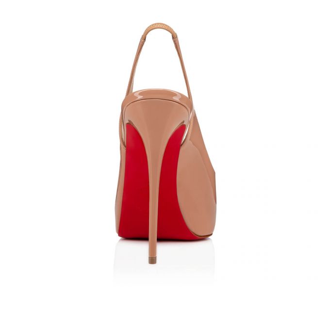 Christian Louboutin Private Number 120 120 Lack Platforms Platforms Damen Beige | AT-48052