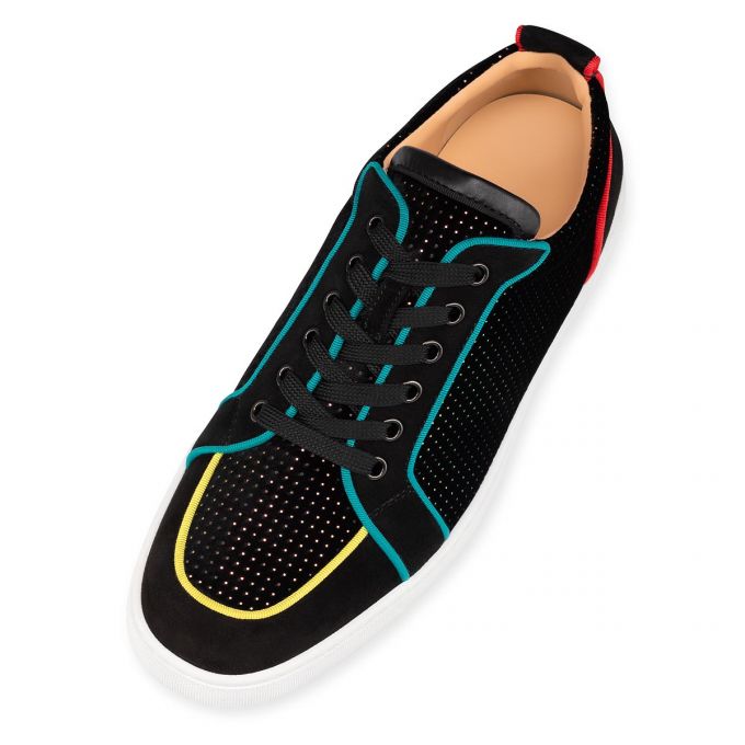 Christian Louboutin Rantulow Orlato Velvet Sneakers Sneakers Herren Schwarz Mehrfarbig | AT-58272