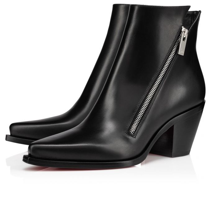 Christian Louboutin Santiazip 65 Calf Boots Stiefel Damen Schwarz | AT-02164