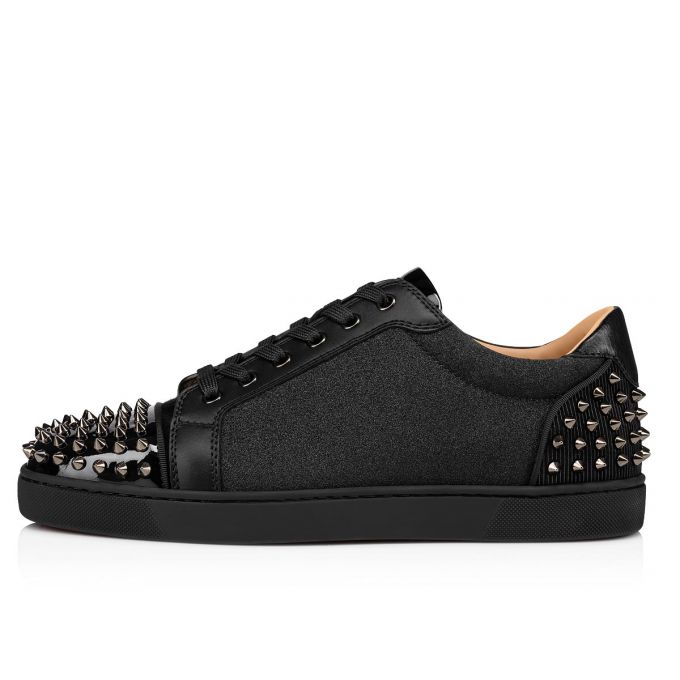 Christian Louboutin Seavaste 2 Creative Leder Sneakers Sneakers Herren Schwarz | AT-31697