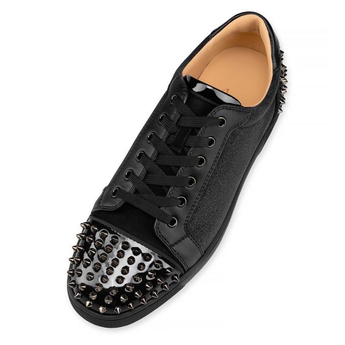 Christian Louboutin Seavaste 2 Creative Leder Sneakers Sneakers Herren Schwarz | AT-31697