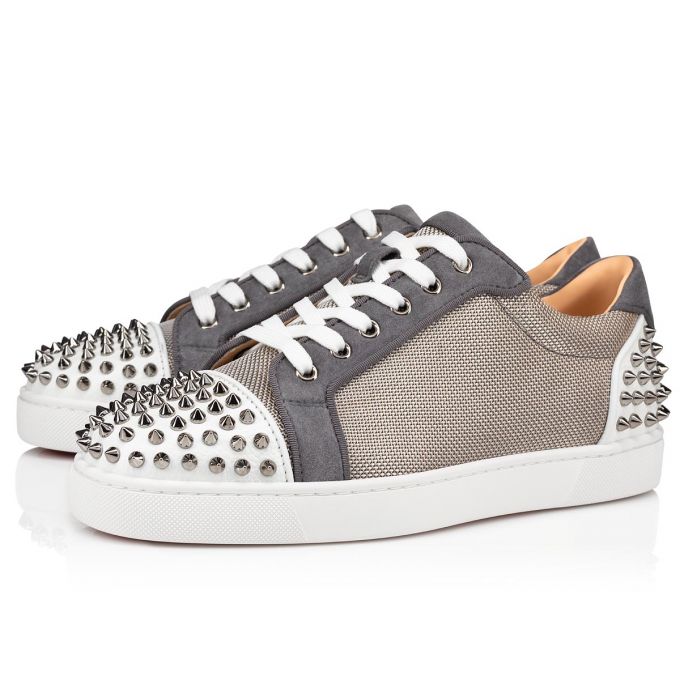 Christian Louboutin Seavaste 2 Orlato Creative Fabric Sneakers Sneakers Herren Weiß Grau | AT-11292