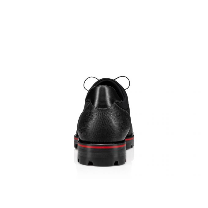 Christian Louboutin Simon Creative Fabric Derby Derby Herren Schwarz | AT-88290