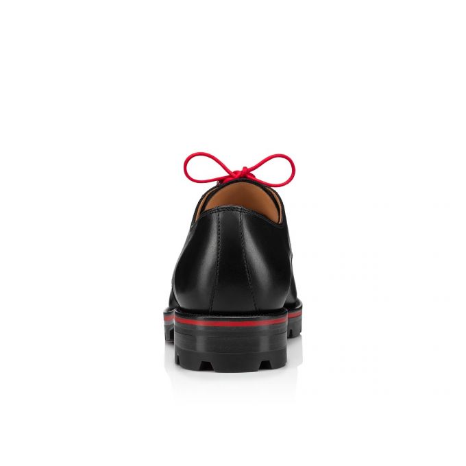 Christian Louboutin Simonalpes Calf Derby Derby Herren Schwarz | AT-82172