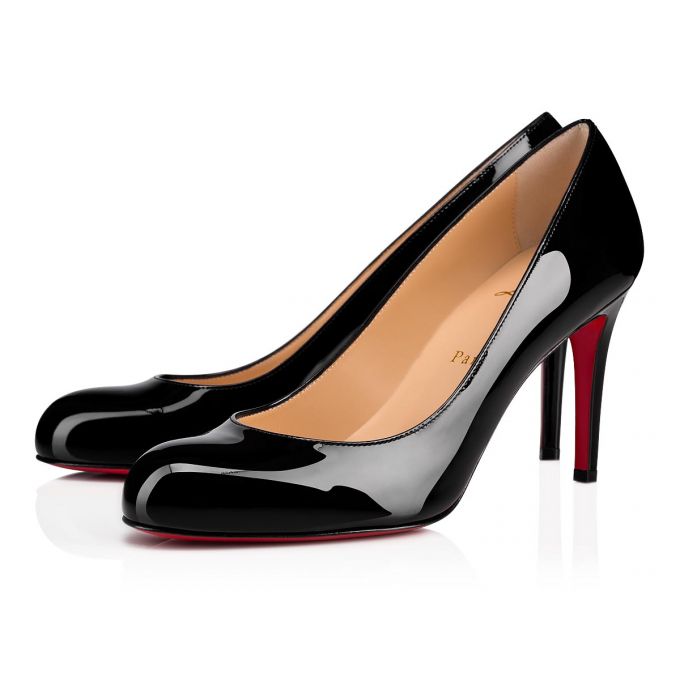 Christian Louboutin Simple Pump 085 85 Lack Pumps Pumps Damen Schwarz | AT-29386