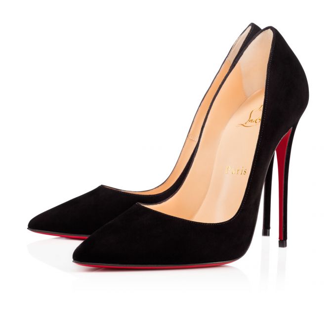 Christian Louboutin So Kate 120 120 Veau Velours Pumps Pumps Damen Schwarz | AT-65778