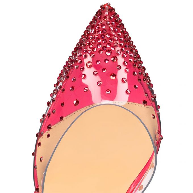 Christian Louboutin Spikaqueen 100 Pvc Pumps Pumps Damen Rosa | AT-07647