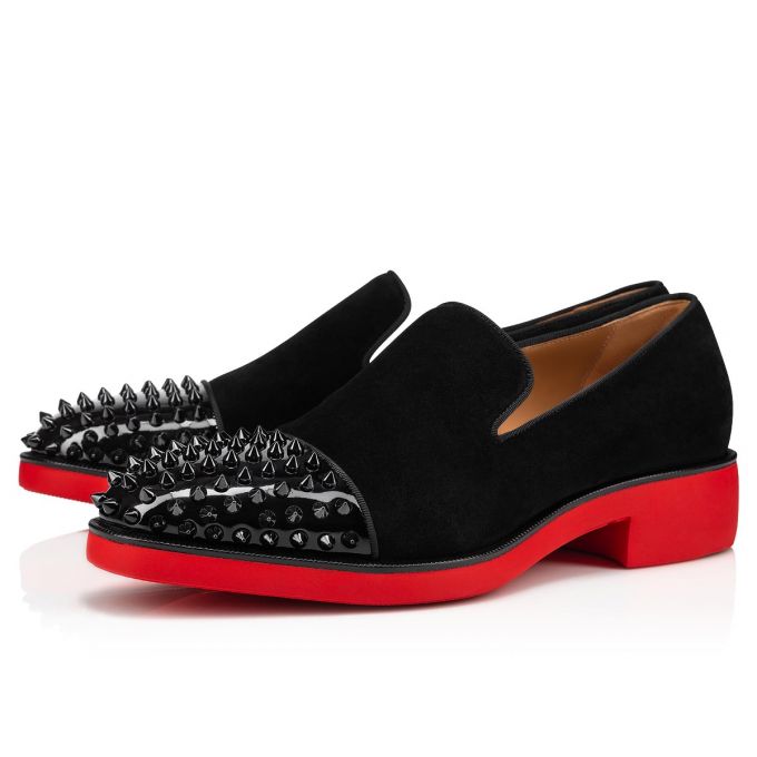 Christian Louboutin Spooky Rxl Calf Loafer Loafers Herren Schwarz | AT-48532