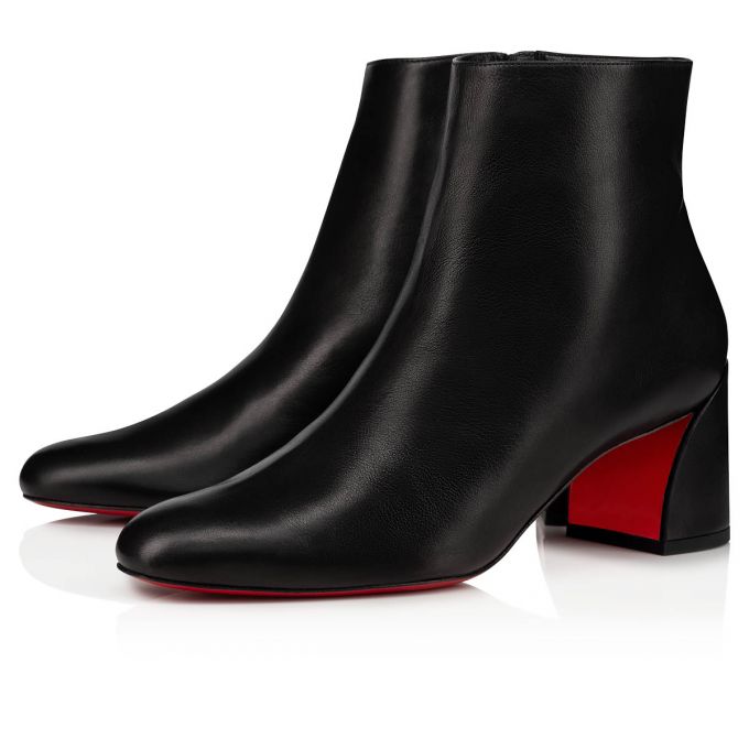 Christian Louboutin Turela 055 55 Calf Boots Stiefel Damen Schwarz | AT-30809