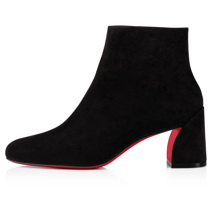 Christian Louboutin Turela 55 Veau Velours 55 Veau Velours Boots Stiefel Damen Schwarz | AT-53802