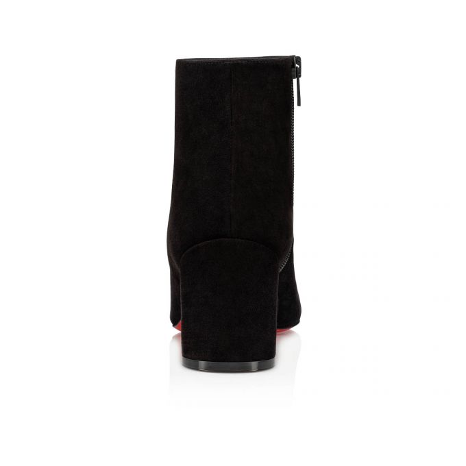 Christian Louboutin Turela 55 Veau Velours 55 Veau Velours Boots Stiefel Damen Schwarz | AT-53802