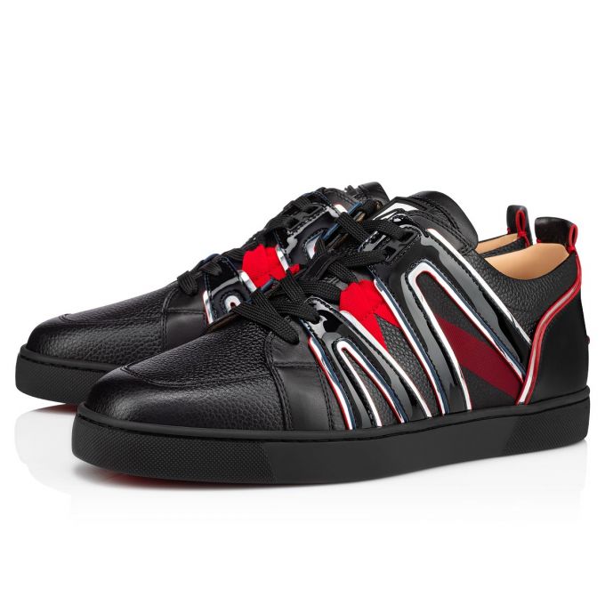 Christian Louboutin Vida Viva Calf Sneakers Sneakers Herren Schwarz | AT-31033