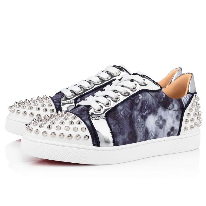 Christian Louboutin Vieira 2 Orlato Baumwoll Sneakers Sneakers Damen Mehrfarbig | AT-61650