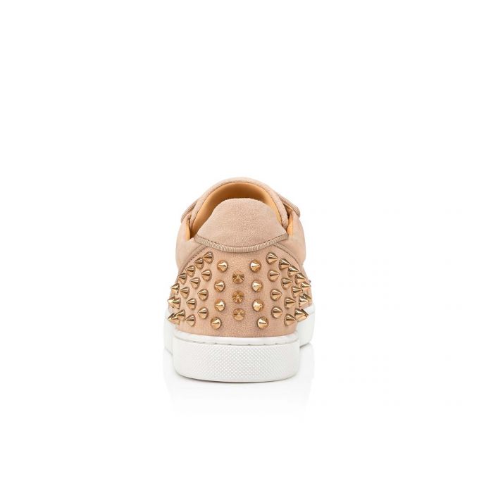 Christian Louboutin Vieira 2 Orlato Veau Velours Sneakers Sneakers Damen Beige | AT-80386