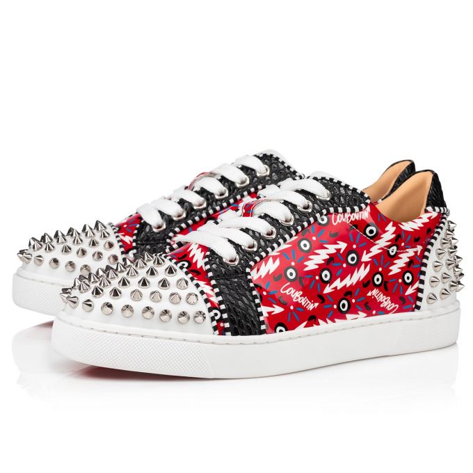 Christian Louboutin Vieira 2 Orlato Version Lack Sneakers Sneakers Damen Rot | AT-59497