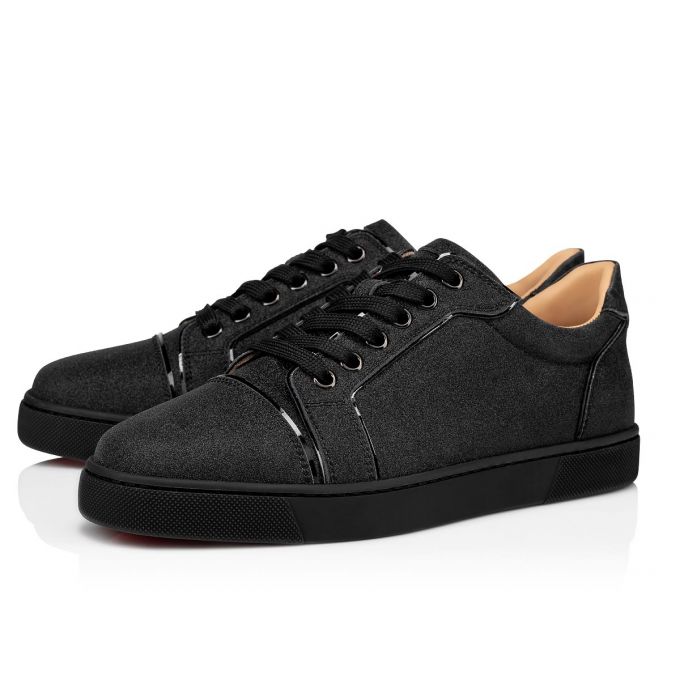 Christian Louboutin Vieira Calf Sneakers Sneakers Damen Schwarz | AT-98600