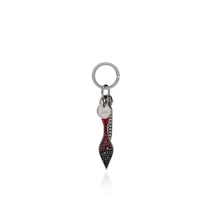 Christian Louboutin W Sole Kyrg Metallic Finish Keyrings Schlüsselring Damen Metal | AT-19767