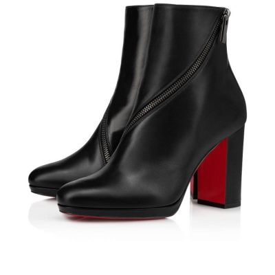 Christian Louboutin Birgitta 100 100 Calf Boots Stiefel Damen Schwarz | AT-02031