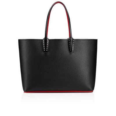 Christian Louboutin Cabata Calf Tote Bags Tragetaschen Damen Schwarz | AT-93788