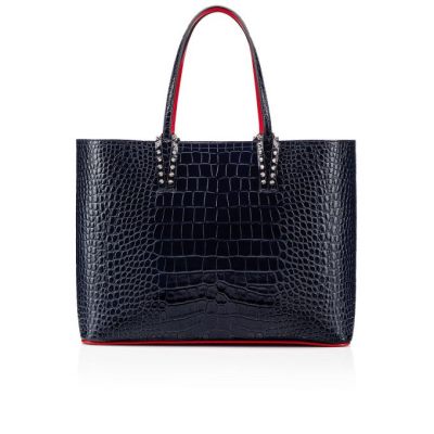 Christian Louboutin Cabata Creative Leder Tote Bags Tragetaschen Damen Blau | AT-51243